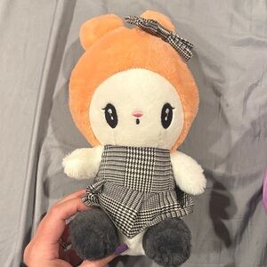 🔥2/$10 3/$12 Bunny cute Plush Toy with Orange Hood new without tag